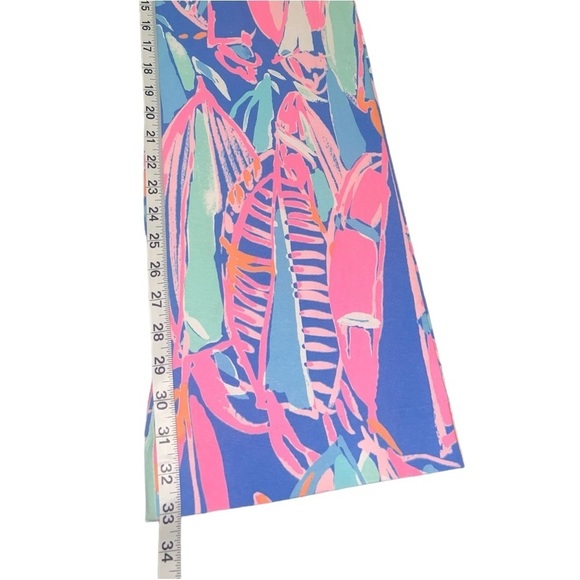 Lilly Pulitzer Georgia May Pull-On Wide-Leg Pant Out to Sea Sailboat Print Small - Picture 10 of 11